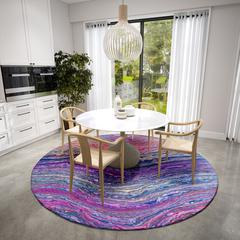 Karina Flirt Modern Abstract 8' x 8' Area Rug Flirt AKC33