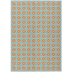 Indoor/Outdoor Marlo MO1 Orange Washable 10' x 14' Rug