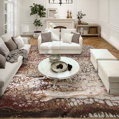 Karina Riverbed Modern Abstract 10' x 14' Area Rug Riverbed AKC45