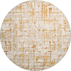 Brisbane BR5 Khaki 8' x 8' Round Rug