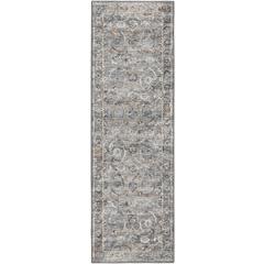 Jericho JC4 Silver 2'6" x 8' Runner Rug