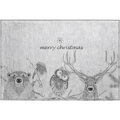 Luxury Washable Indoor/Outdoor Merry & Bright Flannel 1'8" x 2'6" Rug