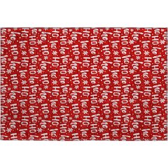 Luxury Washable Indoor/Outdoor Merry & Bright Red 1'8" x 2'6" Rug