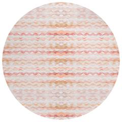 Indoor/Outdoor Surfside ASR46 Peach Washable 8' x 8' Round Rug
