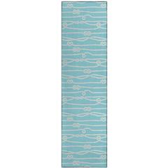 Indoor/Outdoor Harpswell AHP37 Shoreline Washable 2'3" x 7'6" Runner Rug