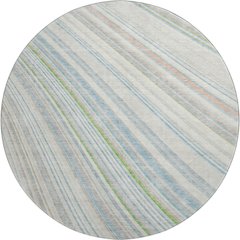 Machine Washable Indoor/Outdoor Neo Ivory 8' x 8' Round Rug