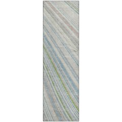 Machine Washable Indoor/Outdoor Neo Ivory 2'3" x 7'6" Runner Rug