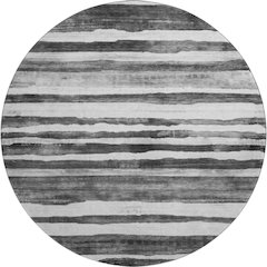 Machine Washable Indoor/Outdoor Neo Charcoal 8' x 8' Round Rug