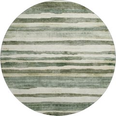 Machine Washable Indoor/Outdoor Neo Sage 8' x 8' Round Rug