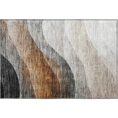 Machine Washable Indoor/Outdoor Neo Khaki 1'8" x 2'6" Rug