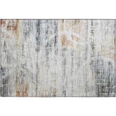 Machine Washable Indoor/Outdoor Neo Silver 1'8" x 2'6" Rug