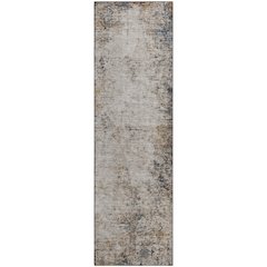 Machine Washable Indoor/Outdoor Neo Putty 2'3" x 7'6" Runner Rug