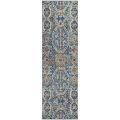 Machine Washable Indoor/Outdoor Neo Denim 2'3" x 7'6" Runner Rug
