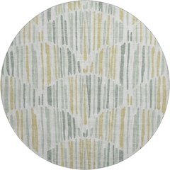 Machine Washable Indoor/Outdoor Neo Sage 8' x 8' Round Rug
