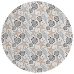 Indoor/Outdoor Surfside ASR34 Fog Washable 8' x 8' Round Rug