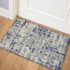 Bravado Purple Contemporary Abstract 1'8" x 2'6" Accent Rug Purple ABV35