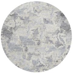 Indoor/Outdoor Accord AAC32 Gray Washable 8' x 8' Round Rug