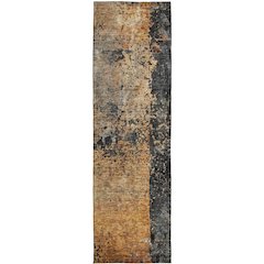 Indoor/Outdoor Nouveau Copper 2'3" x 7'6" Runner Rug
