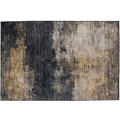 Indoor/Outdoor Nouveau Charcoal 1'8" x 2'6" Rug