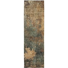 Indoor/Outdoor Nouveau Sage 2'3" x 7'6" Runner Rug