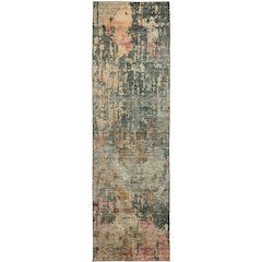 Indoor/Outdoor Nouveau Sage 2'3" x 7'6" Runner Rug