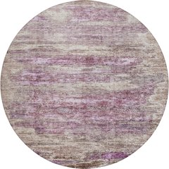 Indoor/Outdoor Nouveau Blush 8' x 8' Round Rug