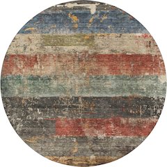 Indoor/Outdoor Nouveau Fern 8' x 8' Round Rug