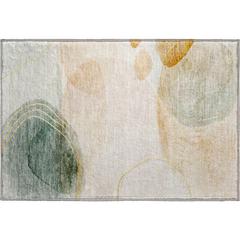 Luxury Washable Odyssey OY16 Beige 1'8" x 2'6" Rug