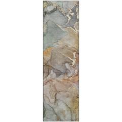 Luxury Washable Odyssey OY1 Taupe 2'3" x 7'6" Rug