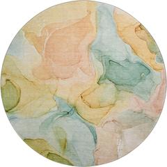 Luxury Washable Odyssey OY4 Beige 8' x 8' Rug