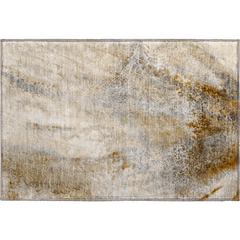 Luxury Washable Odyssey OY5 Taupe 1'8" x 2'6" Rug