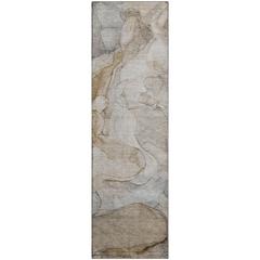 Luxury Washable Odyssey OY8 Brown 2'3" x 7'6" Rug