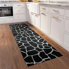 Safari Shadow Animal Animal Print 2'3" x 7'6" Runner Rug Shadow ASF34