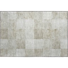 Machine Washable Indoor/Outdoor Pacifica Beige 1'8" x 2'6" Rug