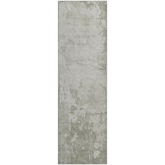 Machine Washable Indoor/Outdoor Pacifica Linen 2'3" x 7'6" Runner Rug