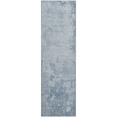 Machine Washable Indoor/Outdoor Pacifica Sky 2'3" x 7'6" Runner Rug