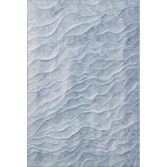 Machine Washable Indoor/Outdoor Pacifica Denim 2'6" x 3'10" Rug