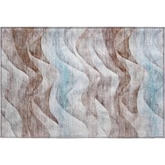 Machine Washable Indoor/Outdoor Pacifica Mocha 1'8" x 2'6" Rug