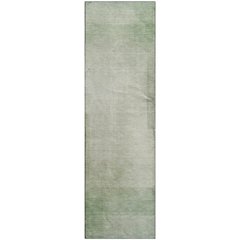 Machine Washable Indoor/Outdoor Pacifica Aloe 2'3" x 7'6" Runner Rug