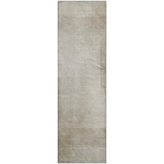 Machine Washable Indoor/Outdoor Pacifica Khaki 2'3" x 7'6" Runner Rug