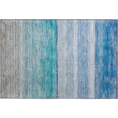 Machine Washable Indoor/Outdoor Pacifica Sky 1'8" x 2'6" Rug
