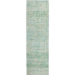 Luxury Washable Indoor/Outdoor Portico Aloe 2'3" x 7'6" Runner Rug