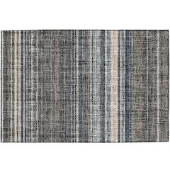 Luxury Washable Indoor/Outdoor Portico Chocolate 1'8" x 2'6" Rug