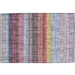 Luxury Washable Indoor/Outdoor Portico Lavender 1'8" x 2'6" Rug