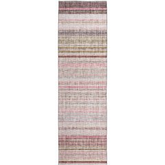 Luxury Washable Indoor/Outdoor Portico Pink 2'3" x 7'6" Runner Rug