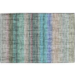 Luxury Washable Indoor/Outdoor Portico Sage 1'8" x 2'6" Rug