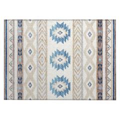 Indoor/Outdoor Sonora ASO33 Taupe Washable 1'8" x 2'6" Rug