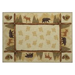Indoor/Outdoor Excursion EX2 Beige Washable 1'8" x 2'6" Rug