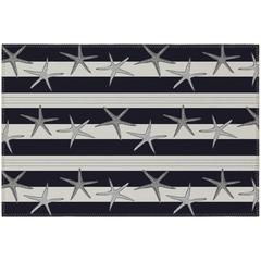Indoor/Outdoor Surfside ASR42 Midnight Washable 1'8" x 2'6" Rug
