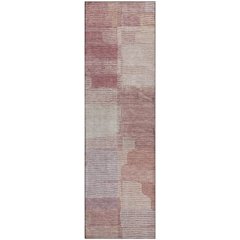 Luxury Washable Indoor/Outdoor Ravenna Blush 2'3" x 7'6" Runner Rug